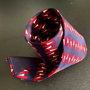 Brandini Le Collezione Tie Black/ Red /White
